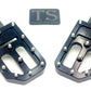 TS Custom Foot Pegs Featuring Titanium Grips for E-moto