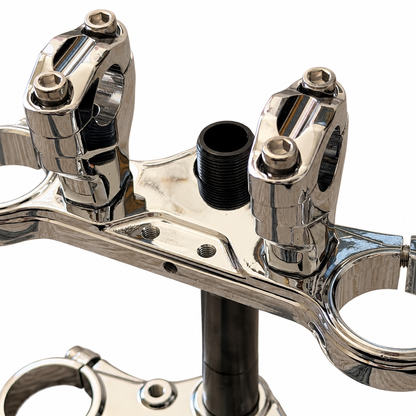 Tuttio Chrome Triple Clamp Set – Soleil Supplies