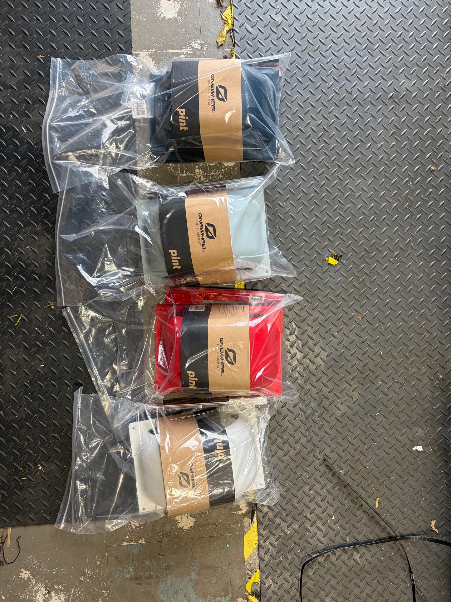 Onewheel Pint Armor Bundle: Fender, Rail Guards + Charger Plug