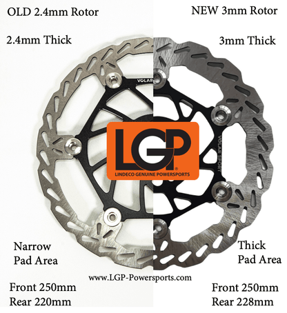 Volar Sport - Front Brake Kit (Talaria MX3, Talaria MX4, Talaria XXX, SurRon Light Bee, E-Ride Pro S / SS)