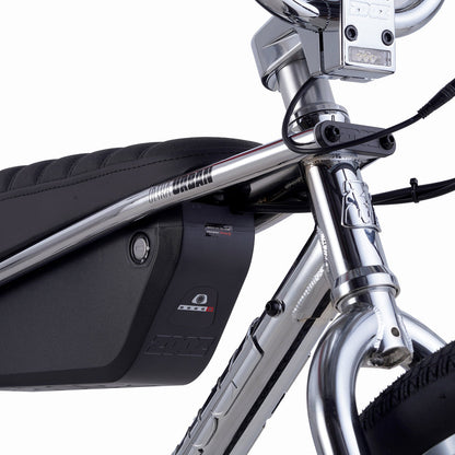ZOOZ Ultra Urban Gen 5 Chrome 52V battery and frame detail
