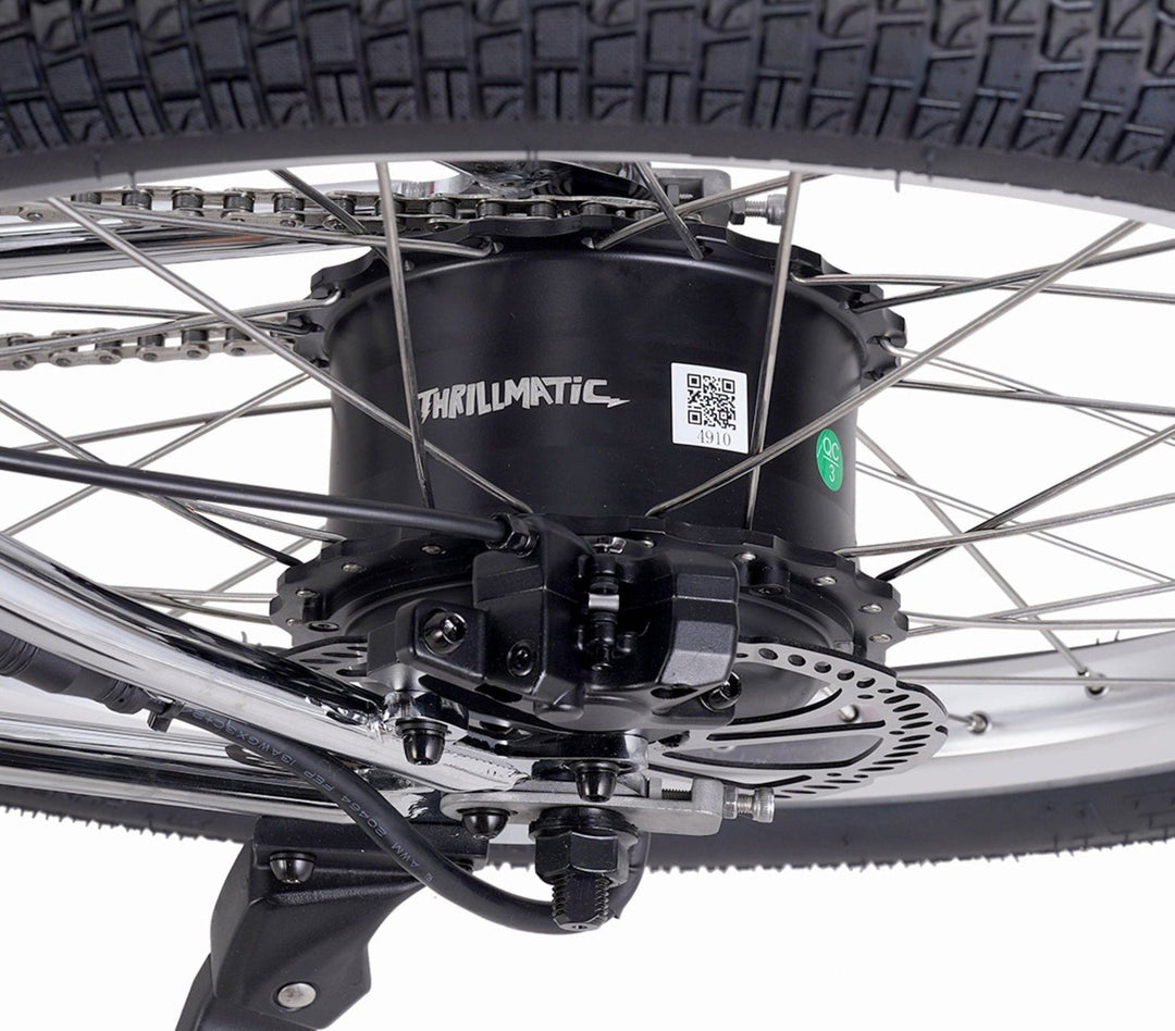 ZOOZ Ultra Urban Gen 5 Chrome Thrillmatic rear hub motor
