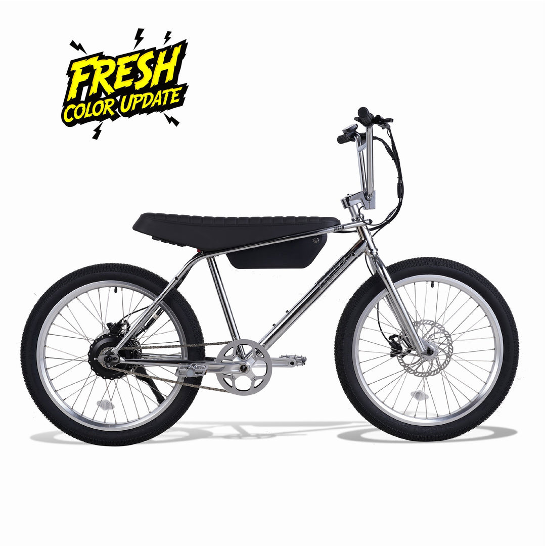 ZOOZ Ultra Urban Gen 5 Chrome electric bike side profile